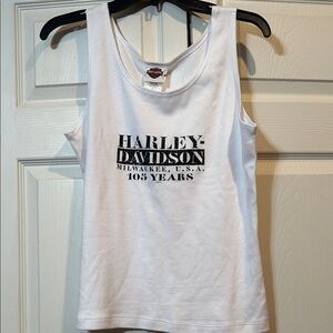 Harley-Davidson - Large - White Anniversary Tank Top